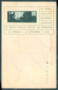 Italy Venezia IV Expo 1901 Relief postcard HR1934 – fronte