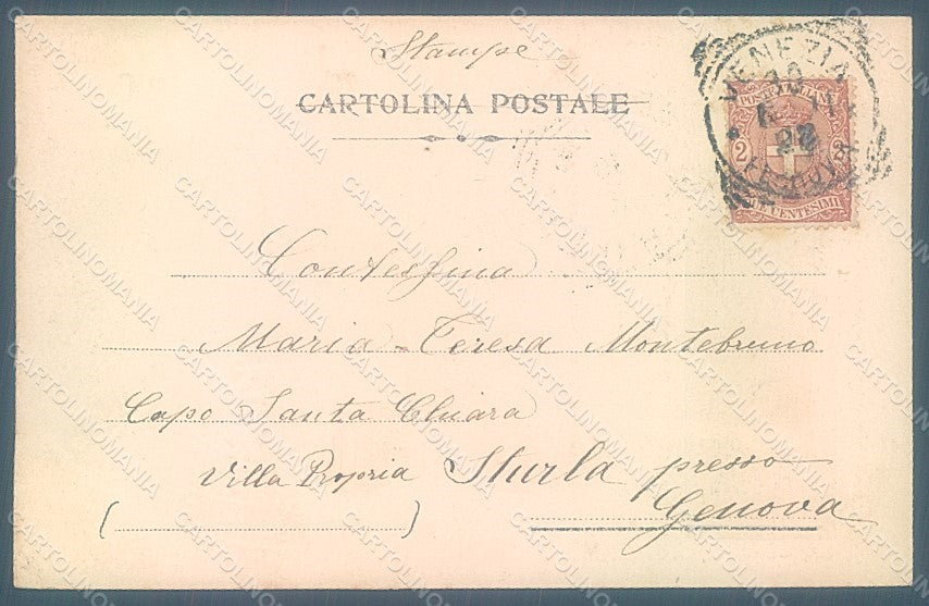 Italy Venezia IV Expo 1901 Relief postcard HR1934 – retro