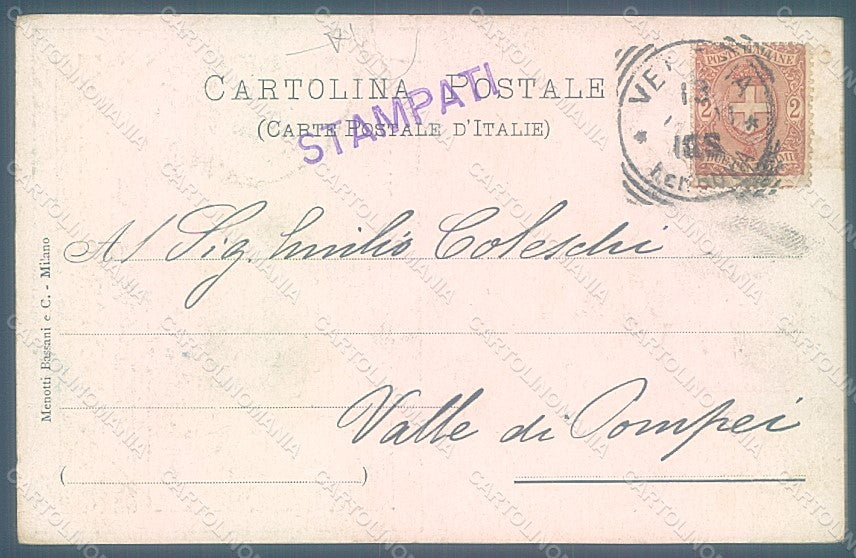 Artist Signed Sezanne A. Venezia IV Expo 1901 WRINKLES postcard HR1935 – retro