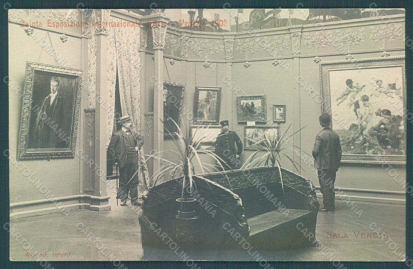 Italy Venezia V Expo 1903 Esposizione Arte Sala Veneta Photo RPPC pc HR1943 – fronte