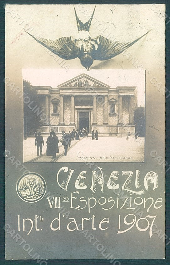 Italy Venezia VII Expo 1907 Photo RPPC postcard HR1953 – fronte