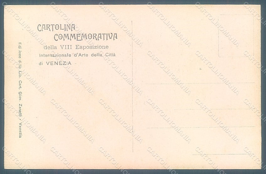 Italy Venezia VIII Expo 1909 Esposizione Arte postcard HR1959 – retro