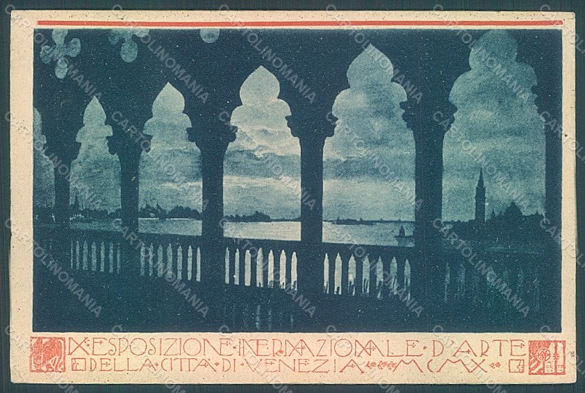 Italy Venezia IX Expo 1911 Esposizione Arte CREASES postcard HR1964 – fronte