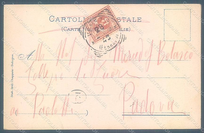Artist Signed Sezanne A. Venezia V Expo 1903 Esposizione Arte postcard HR1992 – retro