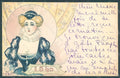Artist Signed Abeille Lady Fashion Mode Art Nouveau s. 26 1899 postcard HR2004 – fronte