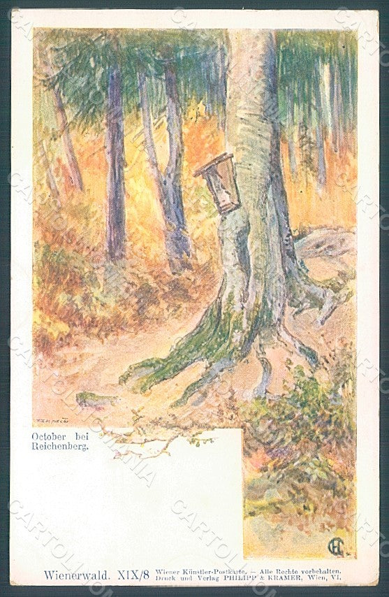 Artist Christiansen Landscape October Reichenberg Philipp Kramer XIX-8 pc HR2023 – fronte