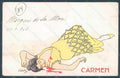 Artist Signed Utrillo Spanish Lady Fashion Carmen Opera WRINKLES pc HR2038 – fronte