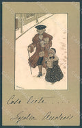 Artist Signed Parkinson Girl Child Art Nouveau Christmas MM Vienne 165 pc HR2047 – fronte