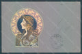 Artist Signed Lady Art Nouveau Byzantine Head CORNER CREASE UNGLUED pc HR2052 – fronte