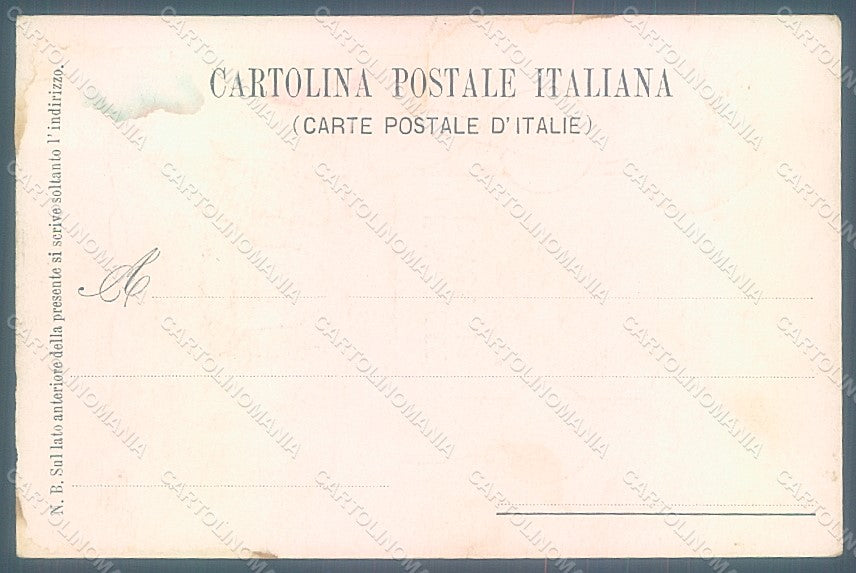 Artist Signed Nasica Mascagni Maschere Opera DAMP TRACES ABRADED postcard HR2075 – retro