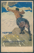 Artist Signed Magrini Mostra Segantini Expo 1906 Milano CREASES TEARED pc HR2105 – fronte