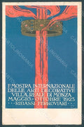 Artist Signed Scarzella Monza Expo Villa Reale postcard HR2108 – fronte