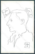 Artist Signed Jean Cocteau Laurent 1938 postcard HR2115 – fronte