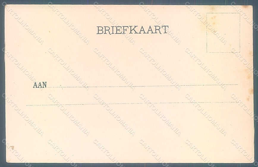Artist Signed Kallmorgen F. Dutch Children Sea SPOTS serie 3 postcard HR2117 – retro