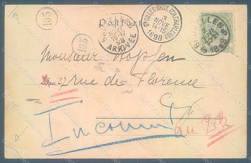 Artist Signed Kainrald Moser Art Nouveau Philipp Kramer III-6 CREASES pc HR2157 – retro
