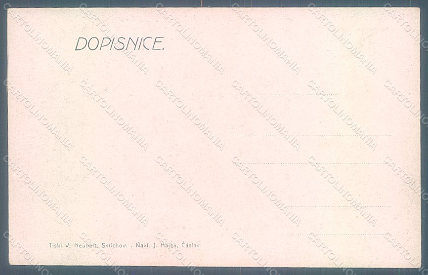 Artist Signed Kupka F. Lady Art Nouveau Phenicie Praze postcard HR2169 – retro