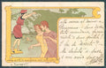 Artist Signed Mignot Lady Art Nouveau Swimming Sport postcard HR2171 – fronte