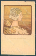 Artist Signed Berthon Royalty Koningin Wilhelmina postcard HR2185 – fronte