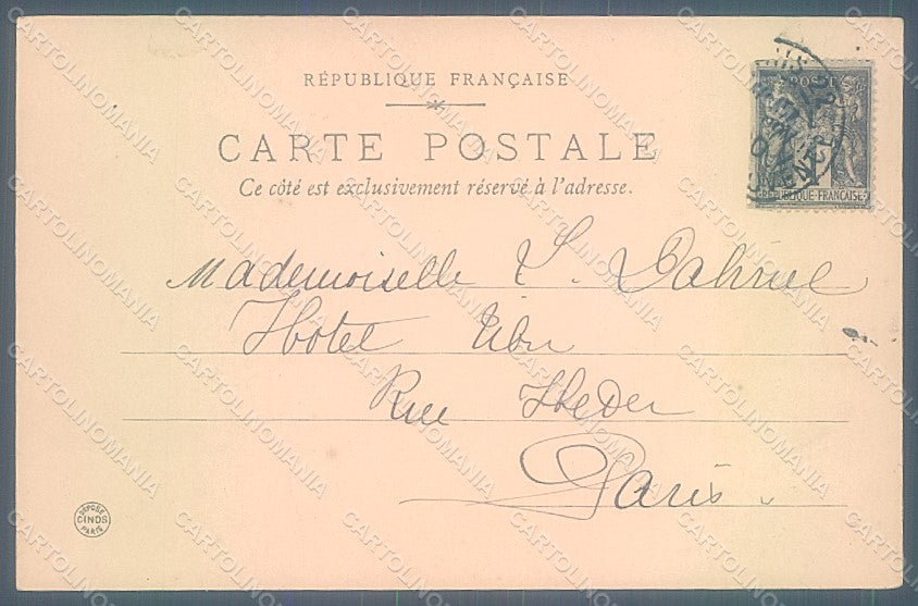 Artist Signed Cheret Cinos Les Dames Hongroises Musee Grevin postcard HR2187 – retro