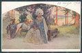 Artist Signed Solomko Lady Art Nouveau Flatterer T.S.N. 178 postcard HR2215 – fronte