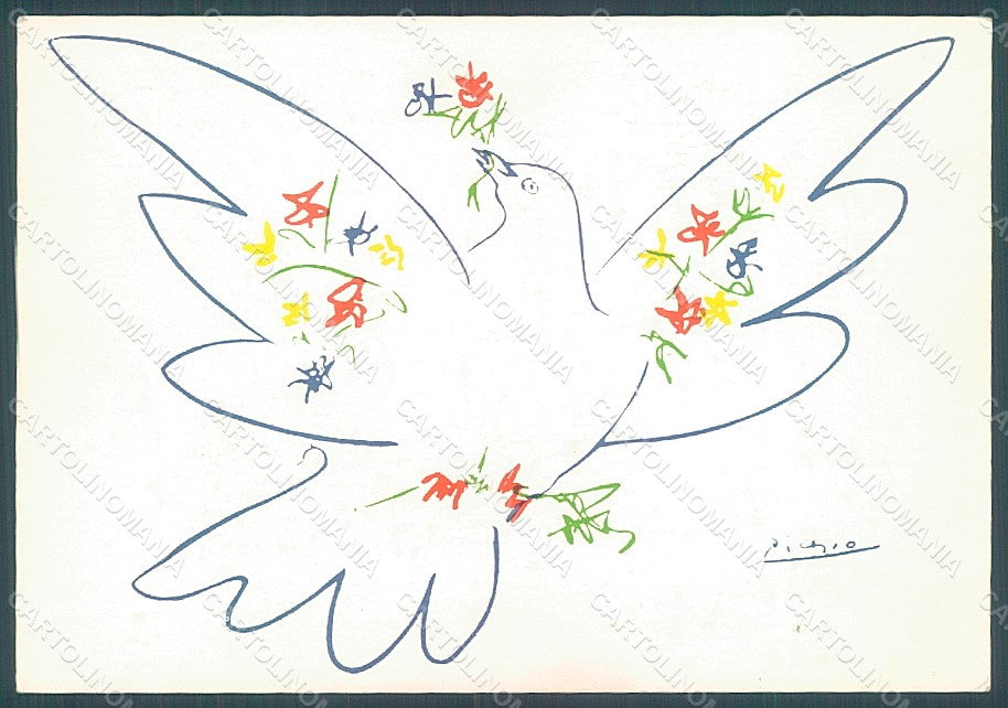 Artist Signed Picasso La Colombe du Festival Jeunesse Dove Pax FG pc HR2241 – fronte