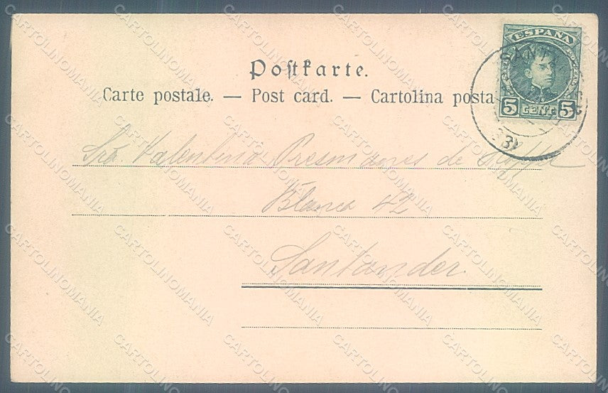Artist Signed Kainrald Leo Lady Art Nouveau Philipp & Kramer I-8 postcard HR2255 – retro