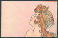 Artist Signed Meunier H. Lady Art Nouveau M.M. Vienne postcard HR2256 – fronte