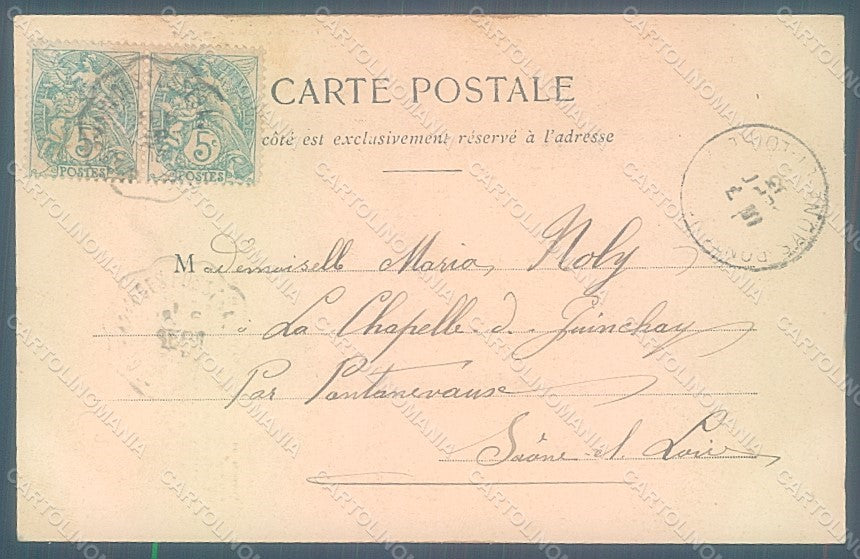 Artist Signed Lady Art Nouveau Cheret Pierrette Bal Opera Moulin Rouge pc HR2263 – retro