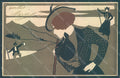 Artist Signed Laskoff Lady Art Nouveau Ricordi 136 postcard HR2272 – fronte