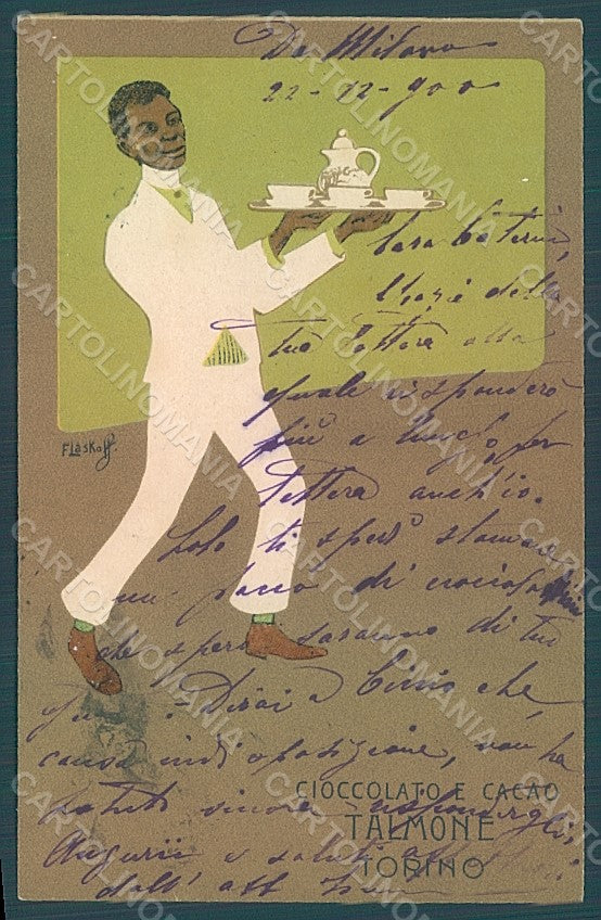 Artist Signed Laskoff Advertising Talmone postcard HR2274 – fronte