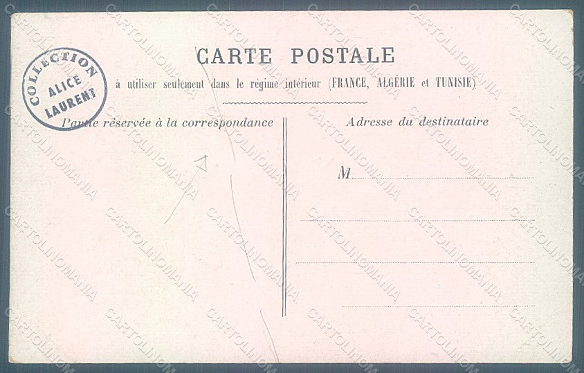 Artist Signed Grun Lady Bal Tabarin Paris Montmartre CREASED postcard HR2297 – retro