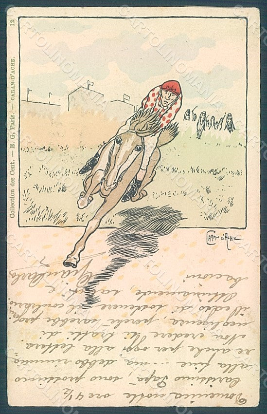 Artist Signed Caran d Ache Horse Racing Collection des Cent 12 ABRADED pc HR2298 – fronte