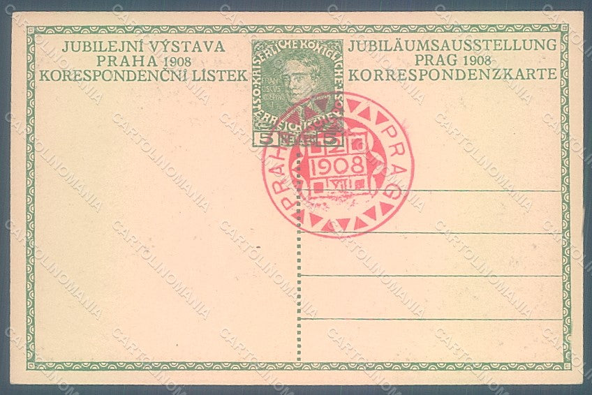Artist Signed Moser Koloman Kaiser Franz Joseph I Praha 1908 postcard HR2306 – retro