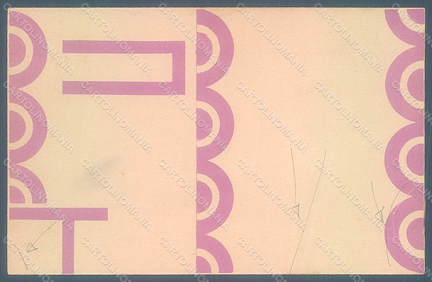 Artist Signed Depero Futurism Advertising Unica Torino Easter CREASES pc HR2317 – retro