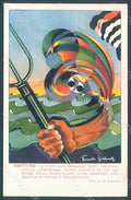 Artist Signed Giorno Fausto Myths Futurism Neptune postcard HR2330 – fronte