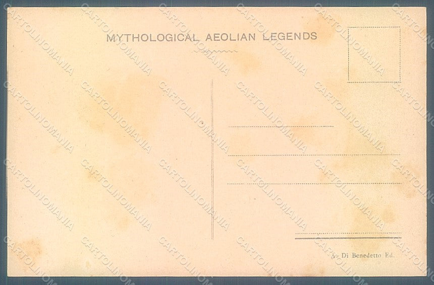 Artist Signed Giorno Fausto Myths Futurism Neptune postcard HR2330 – retro