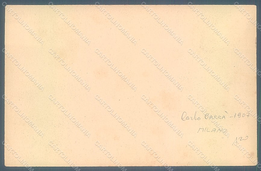 Artist Signed Carr� Carlo Lady Expo 1906 Milano Pittori postcard HR2332 – retro