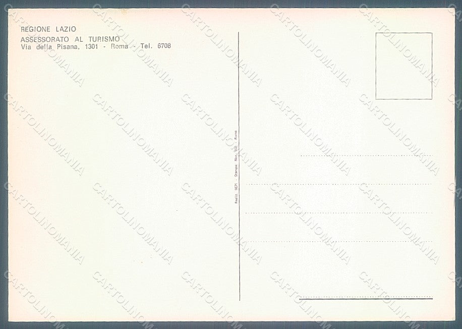 Artist Signed Manzu Lady Child Lazio Anno Giubilare 1975 FG postcard HR2344 – retro