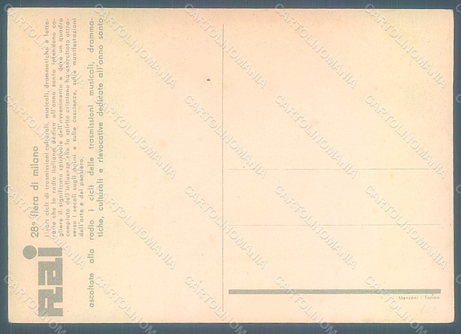 Artist Signed Carboni Roma Vaticano San Pietro Rai Expo Milano FG pc HR2359 – retro