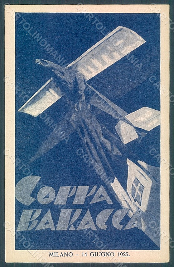 Artist Sironi Futurism Military Airplanes Coppa Baracca Milano 1925 pc HR2361 – fronte