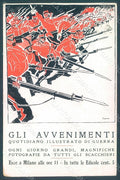 Artist Signed Sironi Futurism Newspaper Gli Avvenimenti WWI Soldier pc HR2365 – fronte