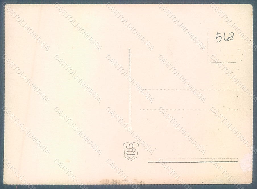 Artist Verossi Futurism Verona Ponte Scaligero ABRADED FG postcard HR2394 – retro