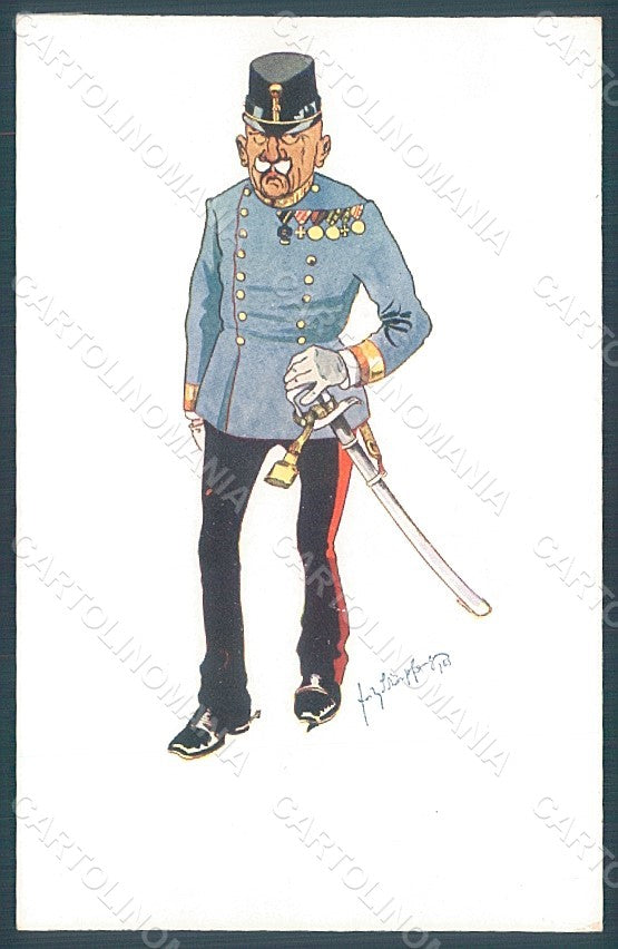 Artist Signed Schoenpflug F. Army Soldier B.K.W.I. 530-5 postcard HR2451 – fronte