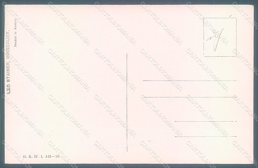 Artist Signed Schoenpflug F. Army Soldier Horse B.K.W.I. 441-10 postcard HR2453 – retro