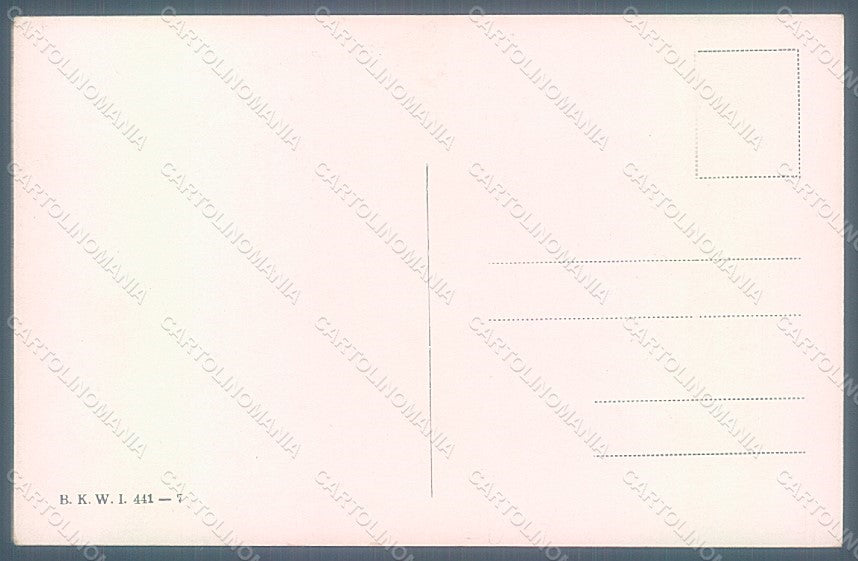 Artist Signed Schoenpflug F. Lady Army Soldier B.K.W.I. 441-7 postcard HR2461 – retro