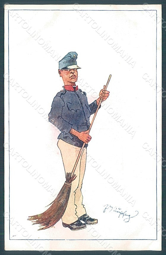 Artist Signed Schoenpflug F. Viennese Types B.K.W.I. 823-2 postcard HR2463 – fronte