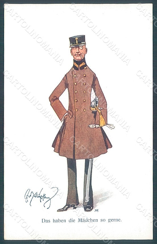 Artist Signed Schoenpflug F. Viennese Types B.K.W.I. 823-3 postcard HR2464 – fronte