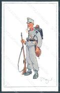 Artist Signed Schoenpflug F. Army Soldier B.K.W.I. 823 postcard HR2465 – fronte