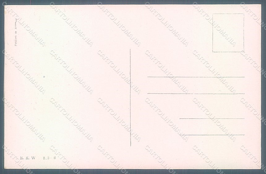 Artist Signed Schoenpflug F. Army Soldier B.K.W.I. 823-5 postcard HR2466 – retro