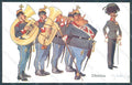 Artist Signed Schoenpflug F. Army Soldier Music Band B.K.W.I. 441-7 pc HR2467 – fronte